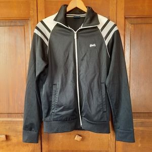 Vintage Le TIGRE black full zip athletic track jacket